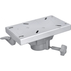 Soporte de asiento giratorio 254x127 tubo de 60 mm con guía 90700291 PIECESBATEAUX.COM