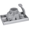 Drehsitzhalter 254x127 Rohr 60mm mit Gleitführung 90700291 PIECESBATEAUX.COM