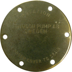 Couvercle pompe eau JOHNSON et JABSCO 01-42441 PIECESBATEAUX.COM