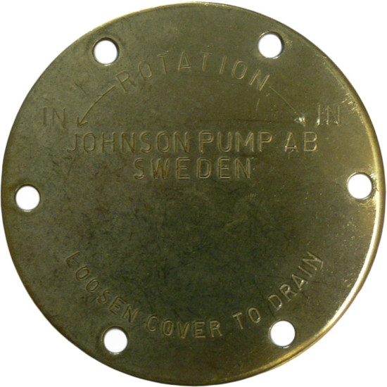 Couvercle pompe eau JOHNSON et JABSCO 01-42441 PIECESBATEAUX.COM