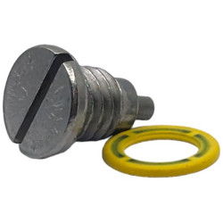 Vite di scarico piede magnetico MERCURY MERCRUISER con guarnizione 8M0058389 PIECESBATEAUX.COM