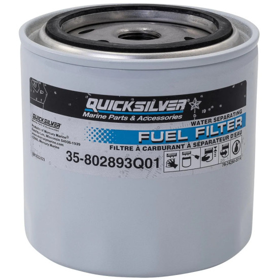 Filtro de esencia MERCURY, MERCRUISER, VOLVO 802893Q01 PIECESBATEAUX.COM