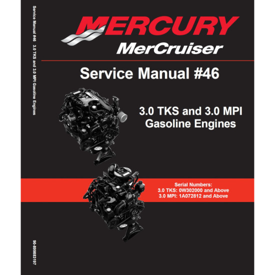 Manuale di servizio MERCRUISER 3.0L 899883197 PIECESBATEAUX.COM