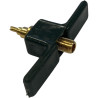 Conexión de inflado para defensas con válvula de latón TALAMEX y MAJONI 87250467--PB350003 PIECESBATEAUX.COM