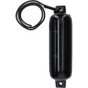 Polyform G3 140x508MM black fender with end cap 87250150 PIECESBATEAUX.COM