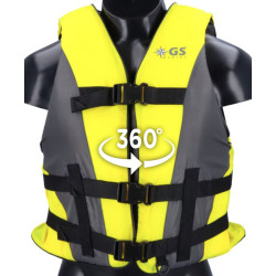 Chaleco Junior 50N para deportes acuáticos Amarillo 90250535 PIECESBATEAUX.COM