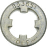 Tuerca de rodamiento del eje de transmisión de los pies de montaje MERCURY 853651 PIECESBATEAUX.COM