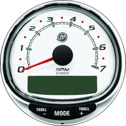 SmartCraft White 7K Tachometer 8M0135634 PIECESBATEAUX.COM