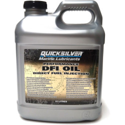 Olio per motori fuoribordo a 2 tempi QUICKSILVER per iniezione diretta DFI e OPTIMAX (10 l) 8M0230926 PIECESBATEAUX.COM