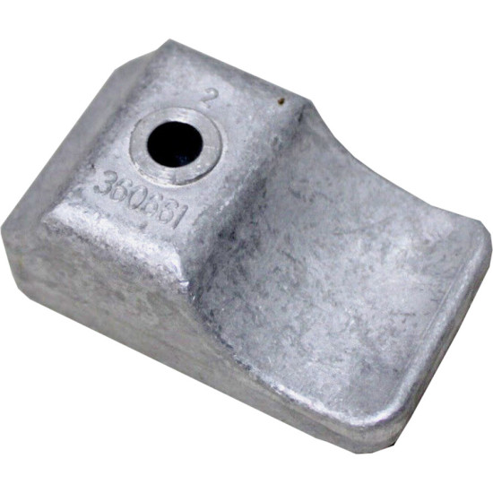 Anodo de placa con pies EVINRUDE G2 K115, K140, K150 360661 PIECESBATEAUX.COM