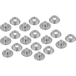 Kit bottoni a pressione maschio in acciaio inox (10x) 28000267--IMN PIECESBATEAUX.COM