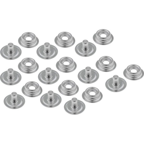 Kit bottoni a pressione maschio in acciaio inox (10x) 28000267--IMN PIECESBATEAUX.COM