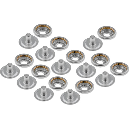 Stainless Steel Female Snap Button Kit (10x) 28000268--IMN PIECESBATEAUX.COM