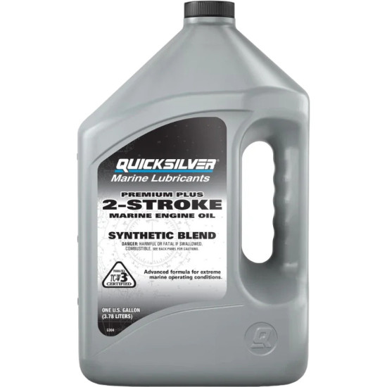 QUICKSILVER Premium Plus TC-W3 (4 l) 2-Takt-Außenbordöl 8M0230927 PIECESBATEAUX.COM