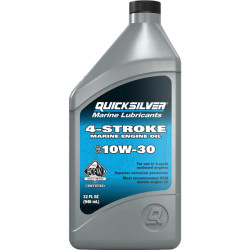 Olio fuoribordo 4 Tempi QUICKSILVER 10W30 (1L) 8M0086220--8M0206950 PIECESBATEAUX.COM