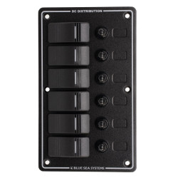 Quadro elettrico stagno Contura 6 sezioni BS8373--300334 PIECESBATEAUX.COM