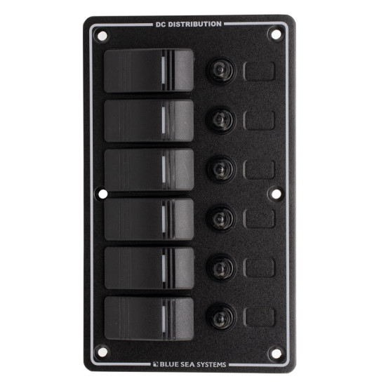 Quadro elettrico stagno Contura 6 sezioni BS8373--300334 PIECESBATEAUX.COM