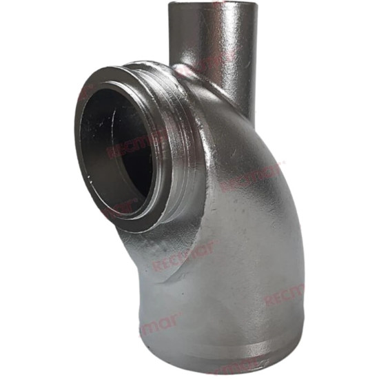 Coude Échappement Inox YANMAR 4LHA MAR119773-13501INOX PIECESBATEAUX.COM