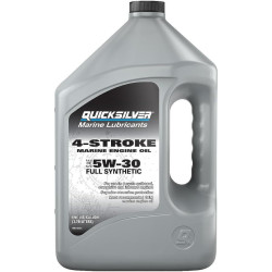 Olio QUICKSILVER 5W30 (4L) completamente sintetico per motori a benzina 8M0180931 PIECESBATEAUX.COM