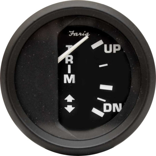 Indicador de trimado MERCRUISER VOLVO 52 mm Negro 51250869 PIECESBATEAUX.COM