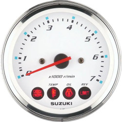 Contagiri SUZUKI 0-7000 giri bianco 4 pollici 34200-93J14 PIECESBATEAUX.COM