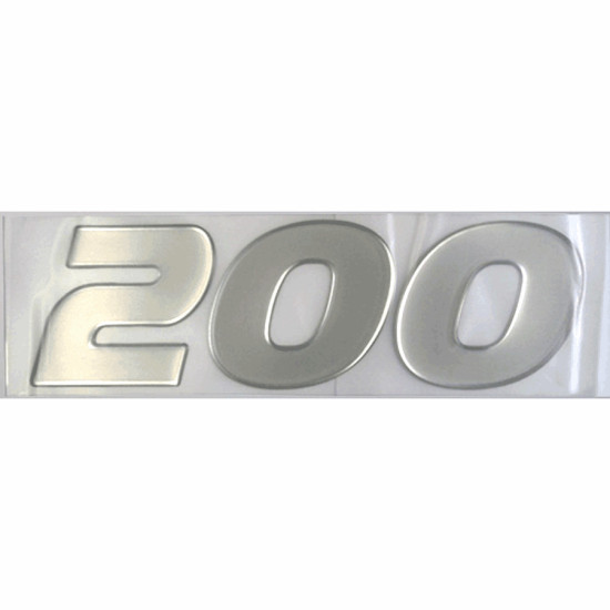 Sticker Arrière MERCURY VERADO 200 4 Cylindres 8M0110607 PIECESBATEAUX.COM