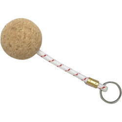 Portachiavi galleggiante in sughero a forma di palla, diametro 50 mm 001445--40250327 PIECESBATEAUX.COM