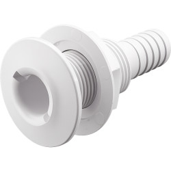 Pasa casco blanco con extremo estriado de 38 mm TREN0147037 PIECESBATEAUX.COM