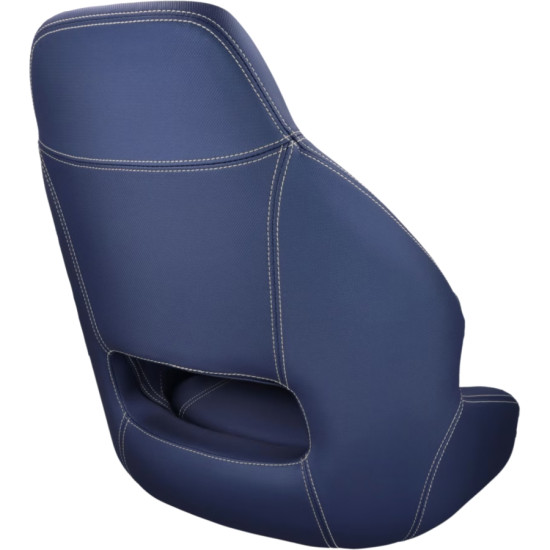 Asiento de piloto de lujo con refuerzo azul 90700461 PIECESBATEAUX.COM
