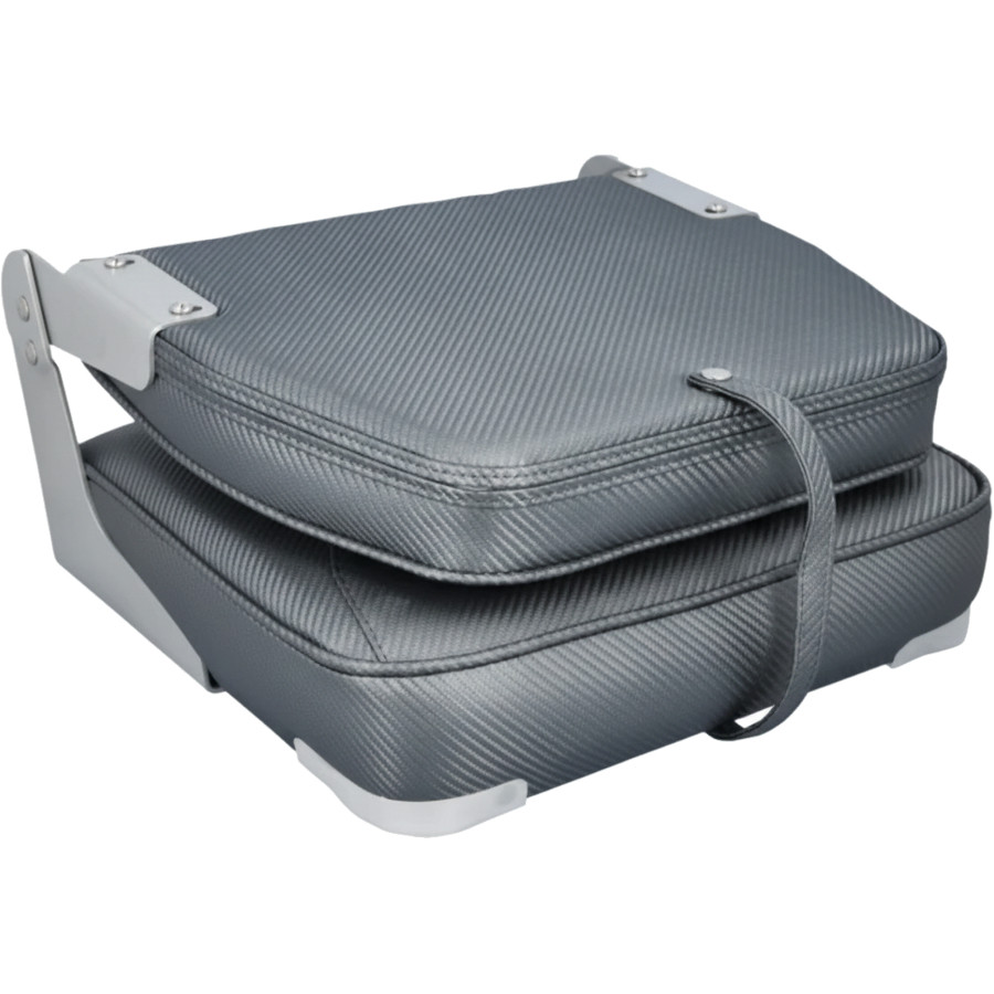 Sedile pieghevole per barca grigio carbonio 90700168 PIECESBATEAUX.COM