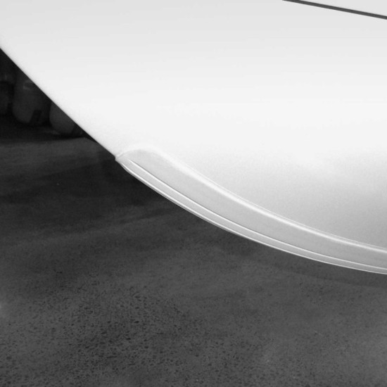 Bow protection strip White 1.83 m KG20106 PIECESBATEAUX.COM