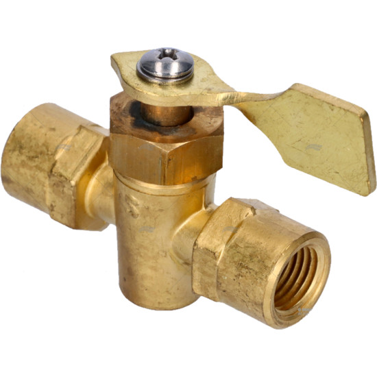 Vanne Carburant 1/4 NPT Femelle Femelle laiton 44250722 PIECESBATEAUX.COM