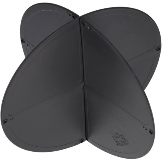 Palla di ormeggio nera 300 mm SE070900 PIECESBATEAUX.COM