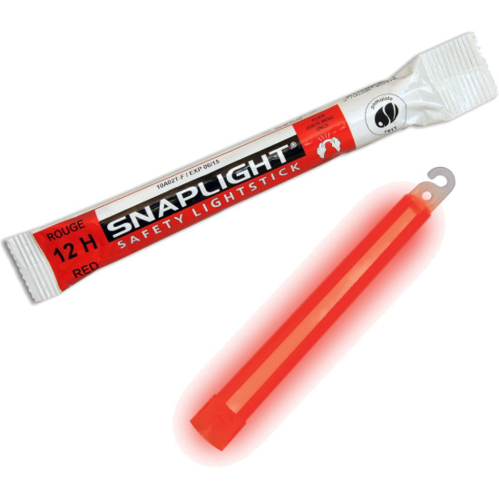 Barra luminosa Cyalume Snaplight Roja 12 horas SE221205 PIECESBATEAUX.COM