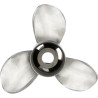 3-Blatt-Propeller aus Edelstahl SILVERADO 60–140 PS QS5116X PIECESBATEAUX.COM