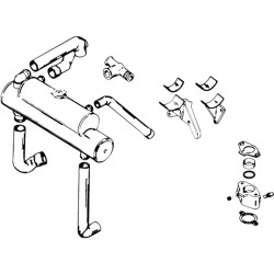 Kit de refrigeración de circuito cerrado para MERCRUISER V8 860427A7 PIECESBATEAUX.COM