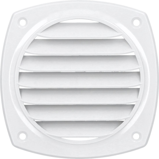 Grille de ventilation 125x125 pour tuyau de 100mm 41251041 PIECESBATEAUX.COM