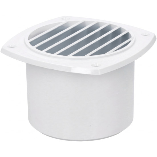 125x125 ventilation grille for 100 mm pipe 41251041 PIECESBATEAUX.COM