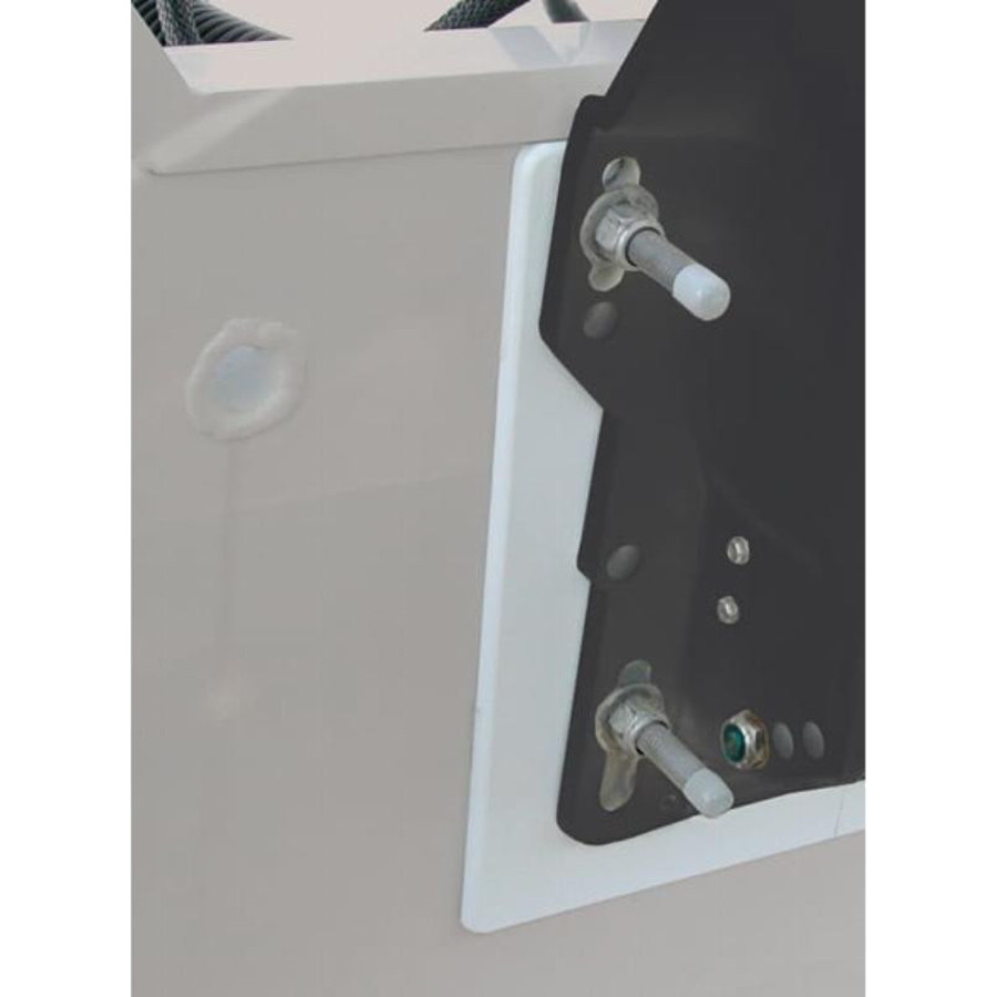 Transom engine support plate 390/350 x 330 x 15 OCE100134 PIECESBATEAUX.COM