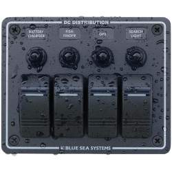 Quadro elettrico stagno Contura 4 sezioni BS8372 PIECESBATEAUX.COM