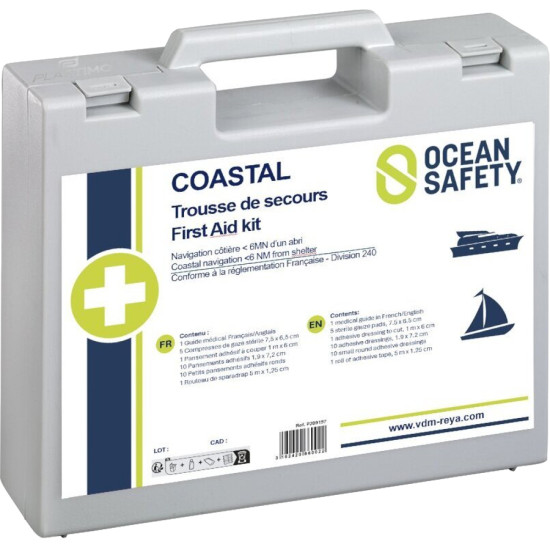 Botiquín de primeros auxilios Coastal P209197 PIECESBATEAUX.COM