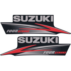 Hood decals for SUZUKI DF150 to DF250 61443-96L10+61453-96L10 PIECESBATEAUX.COM