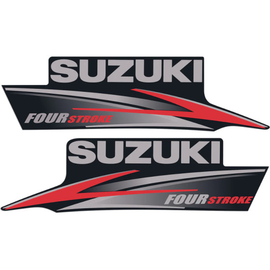 Adhesivos para el capó de la SUZUKI DF150 a DF250 61443-96L10+61453-96L10 PIECESBATEAUX.COM