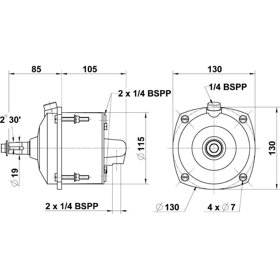 Pompe de Direction LECOMBLE & SCHMITT LECO PIECESBATEAUX.COM