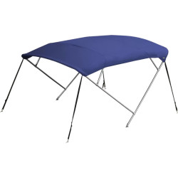 Bimini in alluminio 4 archi 2 m/2,10 m Blu OCEMA0684B PIECESBATEAUX.COM