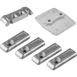 Aluminium-Anoden-Set für MERCURY V8 4,6 l 250 und 300 AMS 8M0205955--8M0205956 PIECESBATEAUX.COM