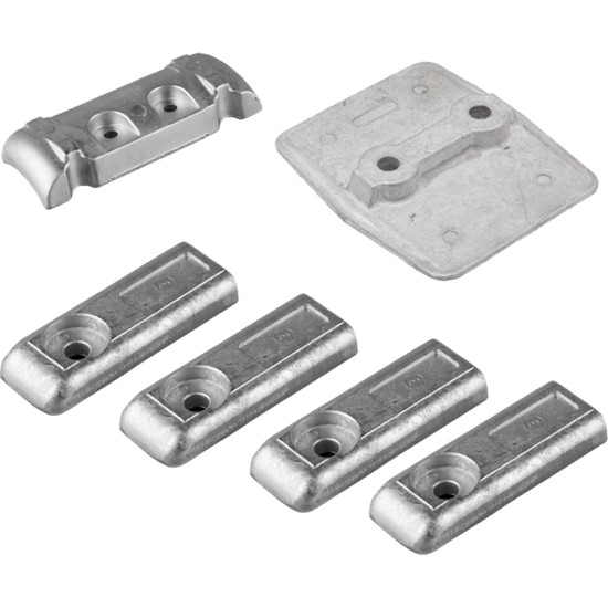 Kit di anodi in alluminio MERCURY V8 4,6 L 250 e 300 AMS 8M0205955--8M0205956 PIECESBATEAUX.COM