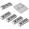 Kit di anodi in alluminio MERCURY V8 4,6 L 250 e 300 AMS 8M0205955--8M0205956 PIECESBATEAUX.COM