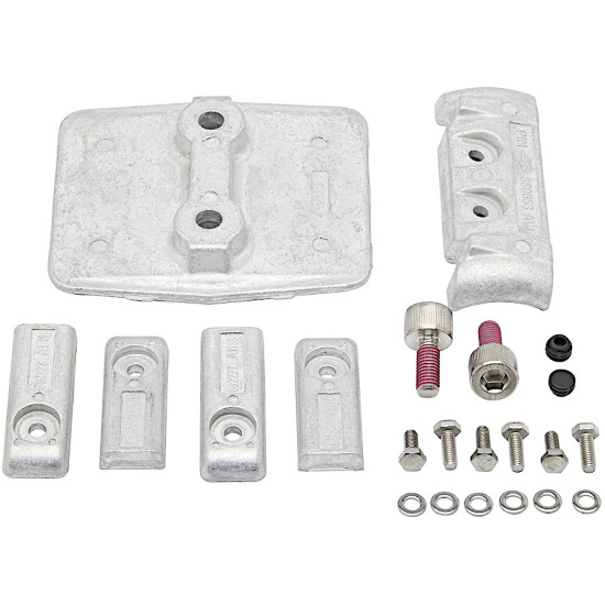 Aluminium-Anoden-Set für MERCURY V8 4,6 l 250 und 300 AMS 8M0205955--8M0205956 PIECESBATEAUX.COM