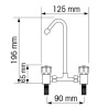 Klappbarer Messing-Mischhahn 39463 PIECESBATEAUX.COM